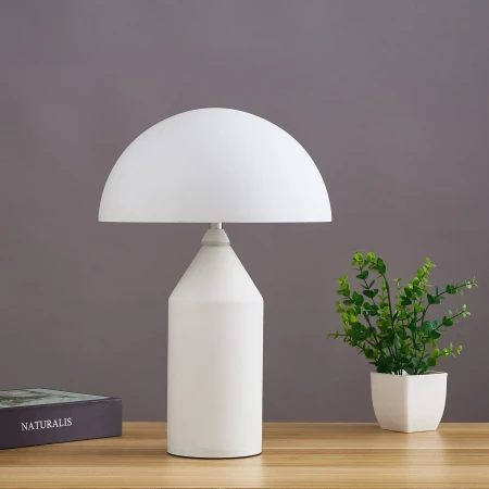 Lampa stołowa BELFUGO biała 35 cm -  MT1234-250 WHITE - Step Into Design